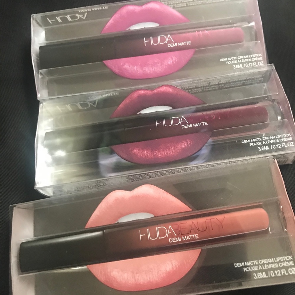HUDA BEAUTY Liquid Lipstick Demi Matte Bundle Set